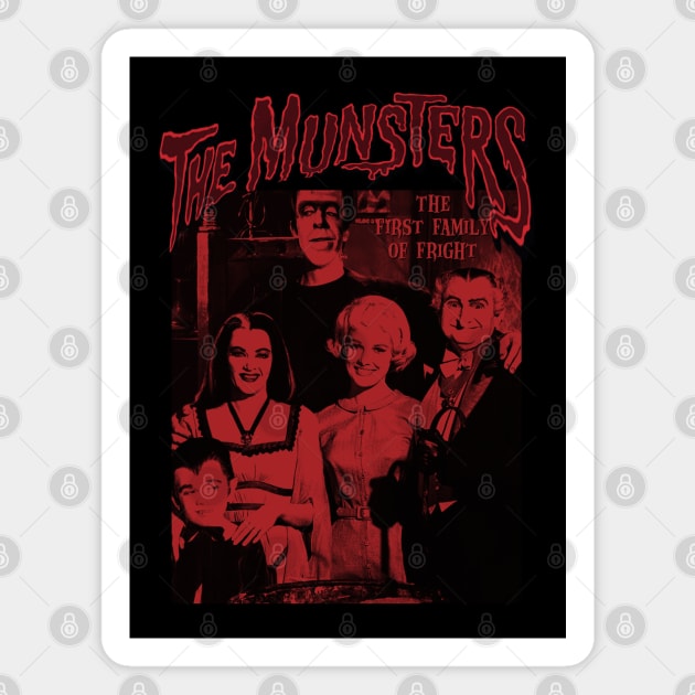 The Munsters (Version 1) Magnet by The Dark Vestiary